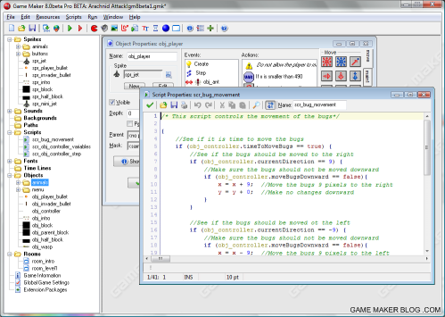 Game Maker 8 (beta 1) IDE